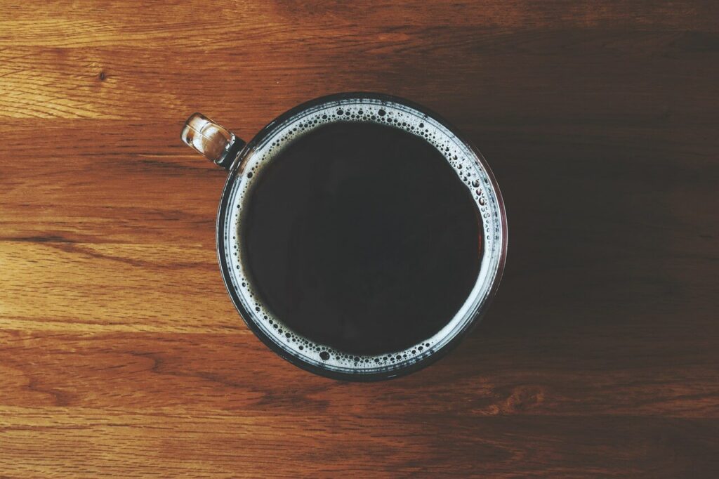 schwarzer kaffee