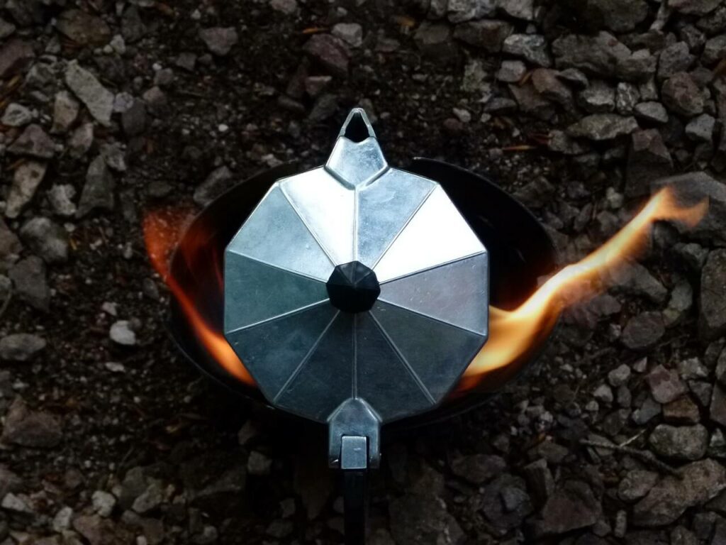 kaffee kochen beim campen
